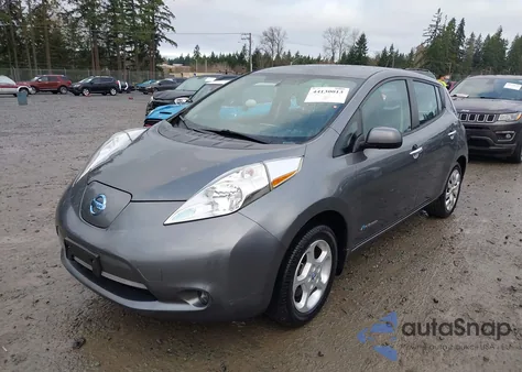 2017 Nissan Leaf S z USA, uszkodzony, nr VIN 1N4BZ0CP9HC304967